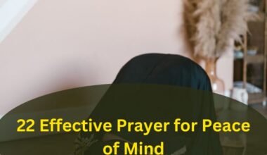 22 Effective Prayer for Peace of Mind