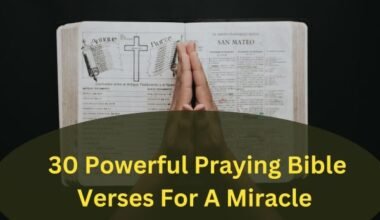 30 Powerful Praying Bible Verses For A Miracle