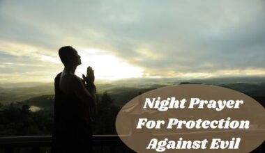 Night Prayer For Protection Against Evil