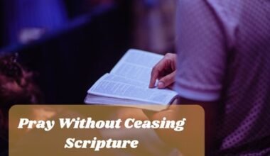 Pray Without Ceasing Scripture