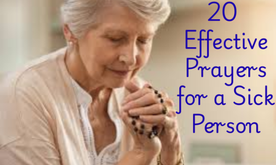 20 Effective Prayers for a Sick Person