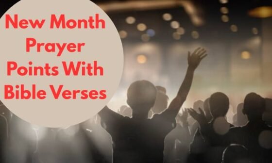New month prayer points with bible verses
